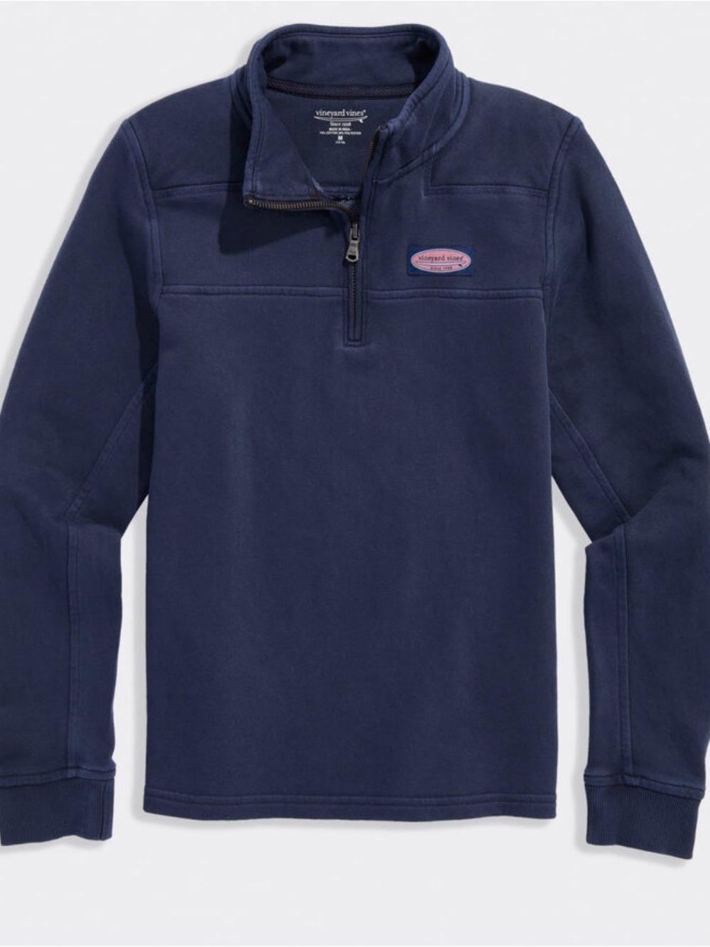 Vineyard Vines Kids Navy Half-Zip Pullover Sweatshirt